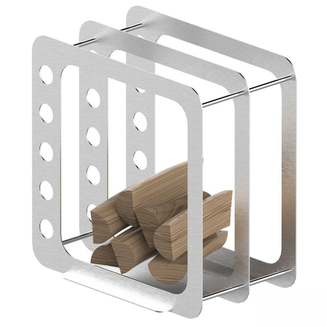 Корзина для дров К3 inox