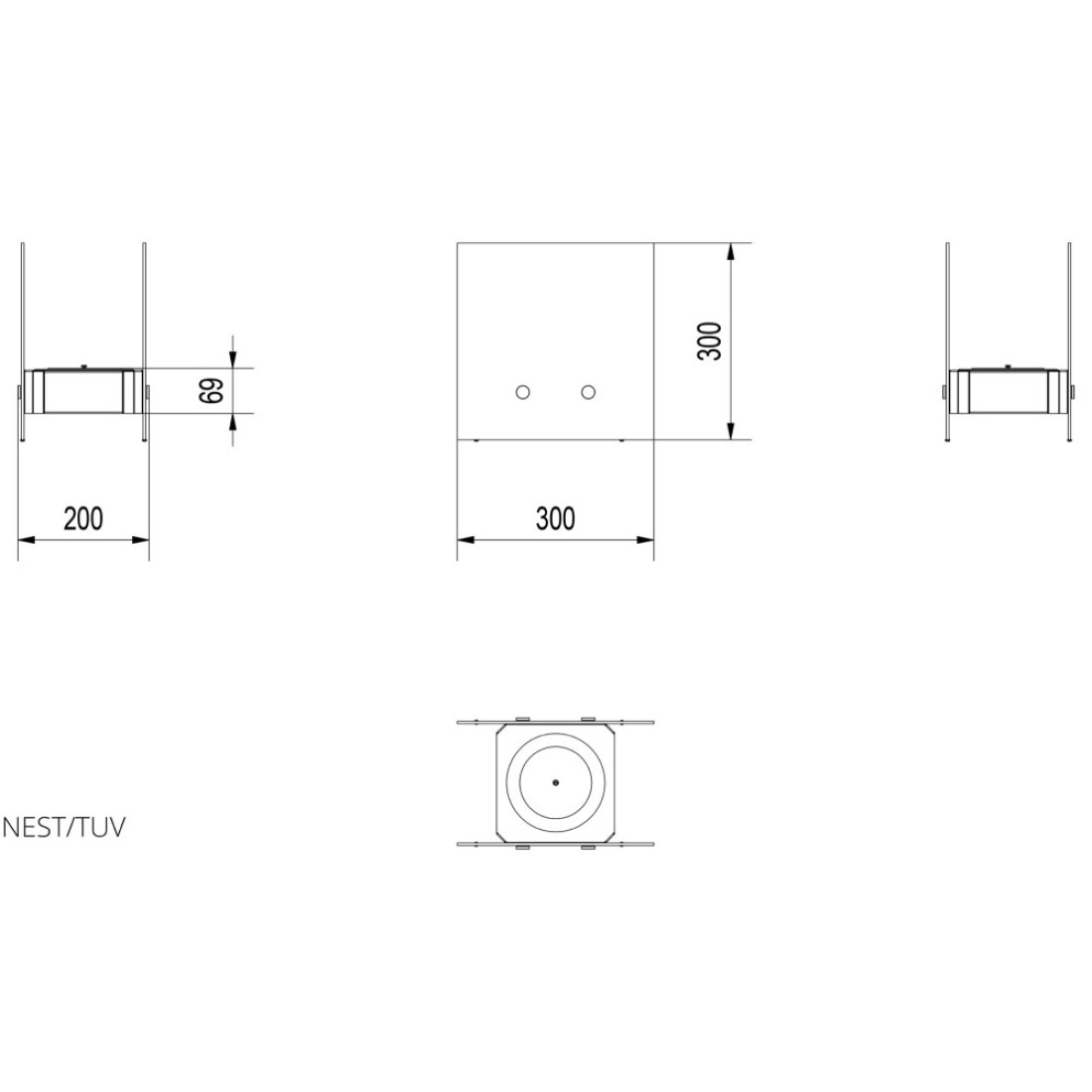 Биокамин KRATKI NEST