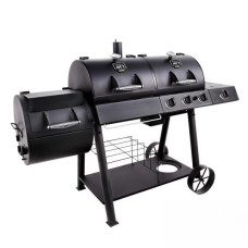 Коптильня-гриль Oklahoma Joe’s Longhorn Combo Charcoal/Gas Smoker & Grill
