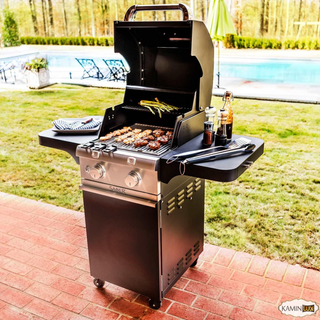 Газовый гриль Saber CAST-330 BLACK