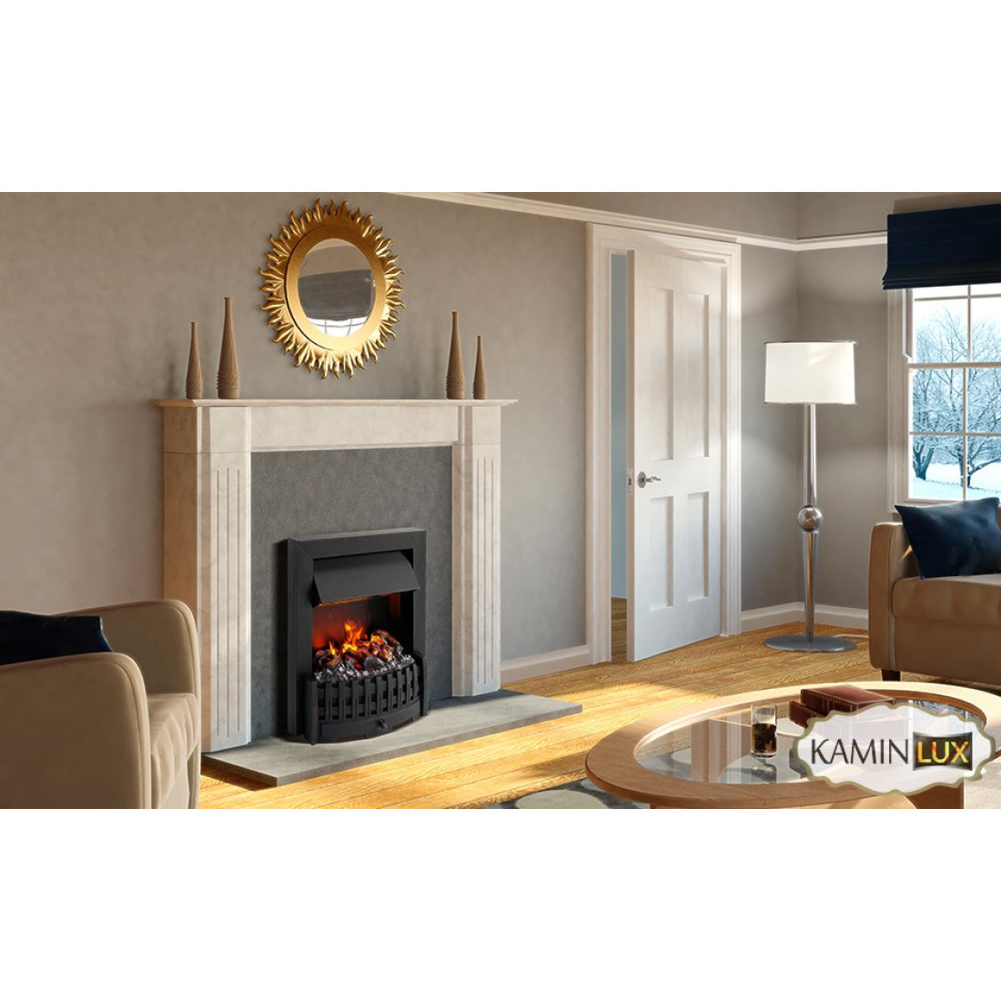 Електрокамін Dimplex Opti-myst Danville Black