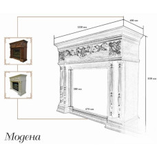 Портал MODENA белый