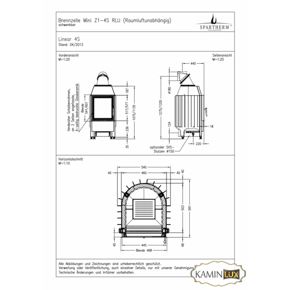 Каминная топка Spartherm Mini Z1