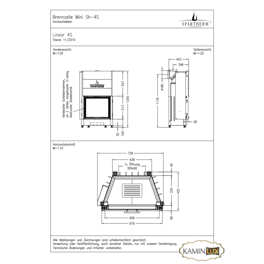 Камінна топка Spartherm Mini Sh