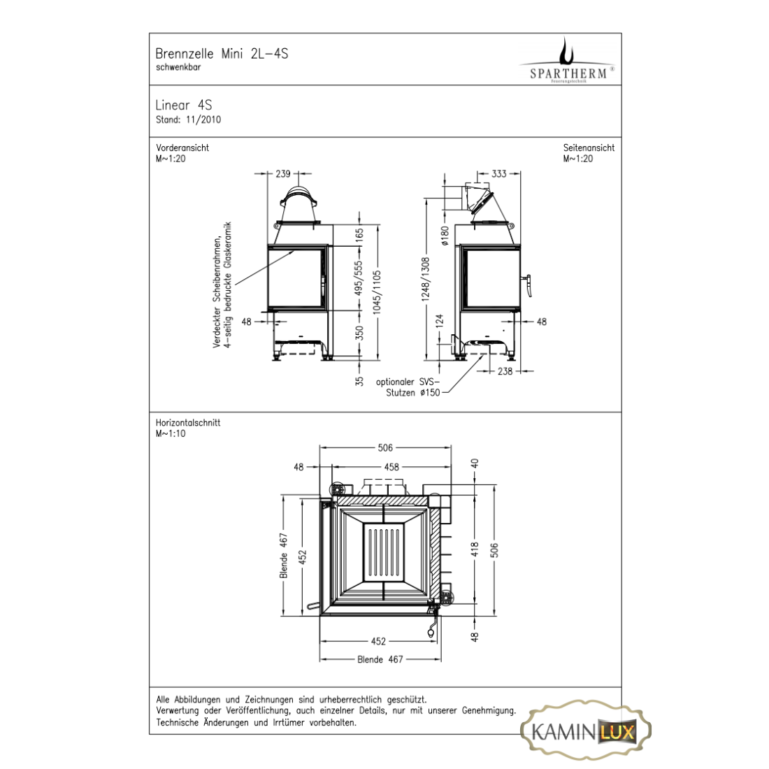 Камінна топка Spartherm Mini 2L