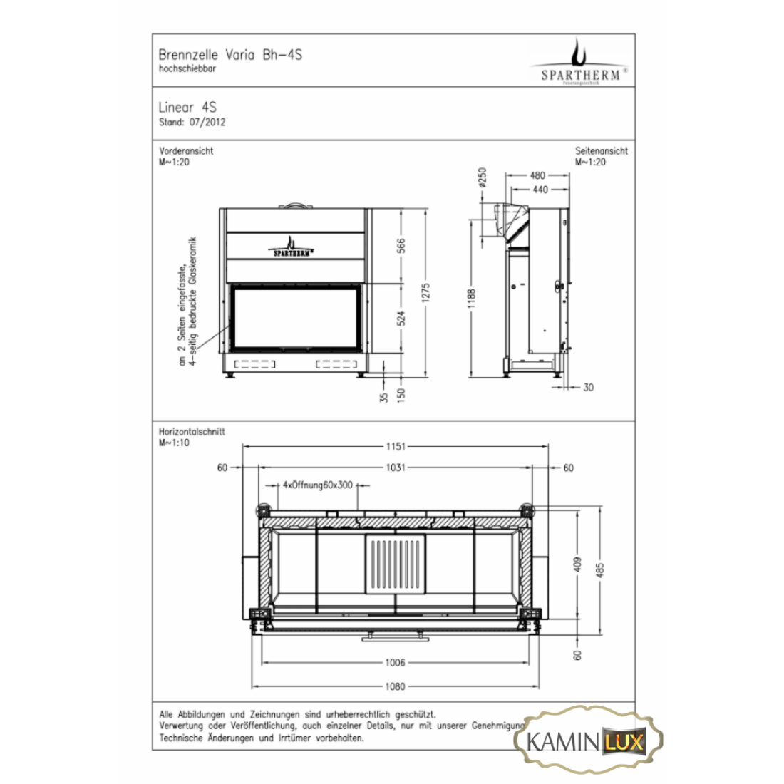 Камінна топка Spartherm Varia Bh