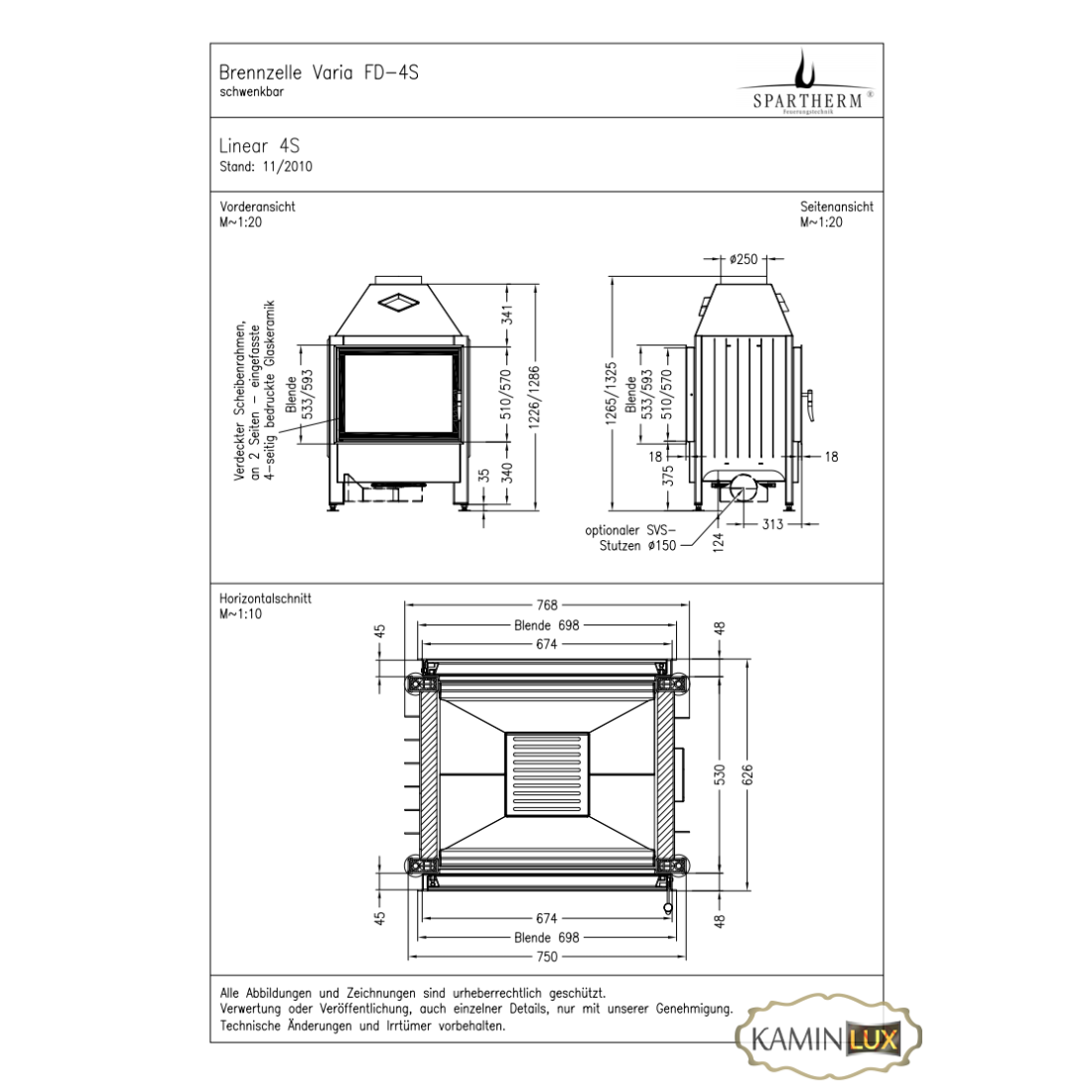 Камінна топка Spartherm Varia FD