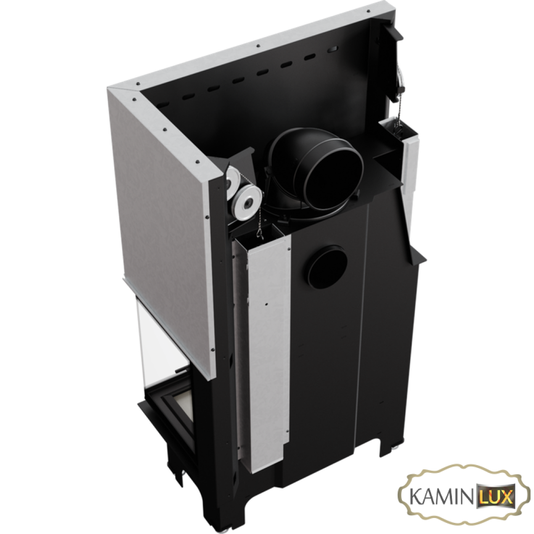 Каминная топка KRATKI VN 810/410 правая BS гильотина