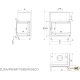 Каминная топка Kratki ZUZIA PW 19 правая BS DECO