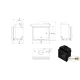 Каминная топка Kratki ANTEK PW 8 DECO