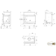 Каминная топка Kratki MAJA PW 12 правая BS DECO