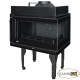 Каминная топка UNIFLAM 850 PRESTIGE PBS правое изогнутое стекло