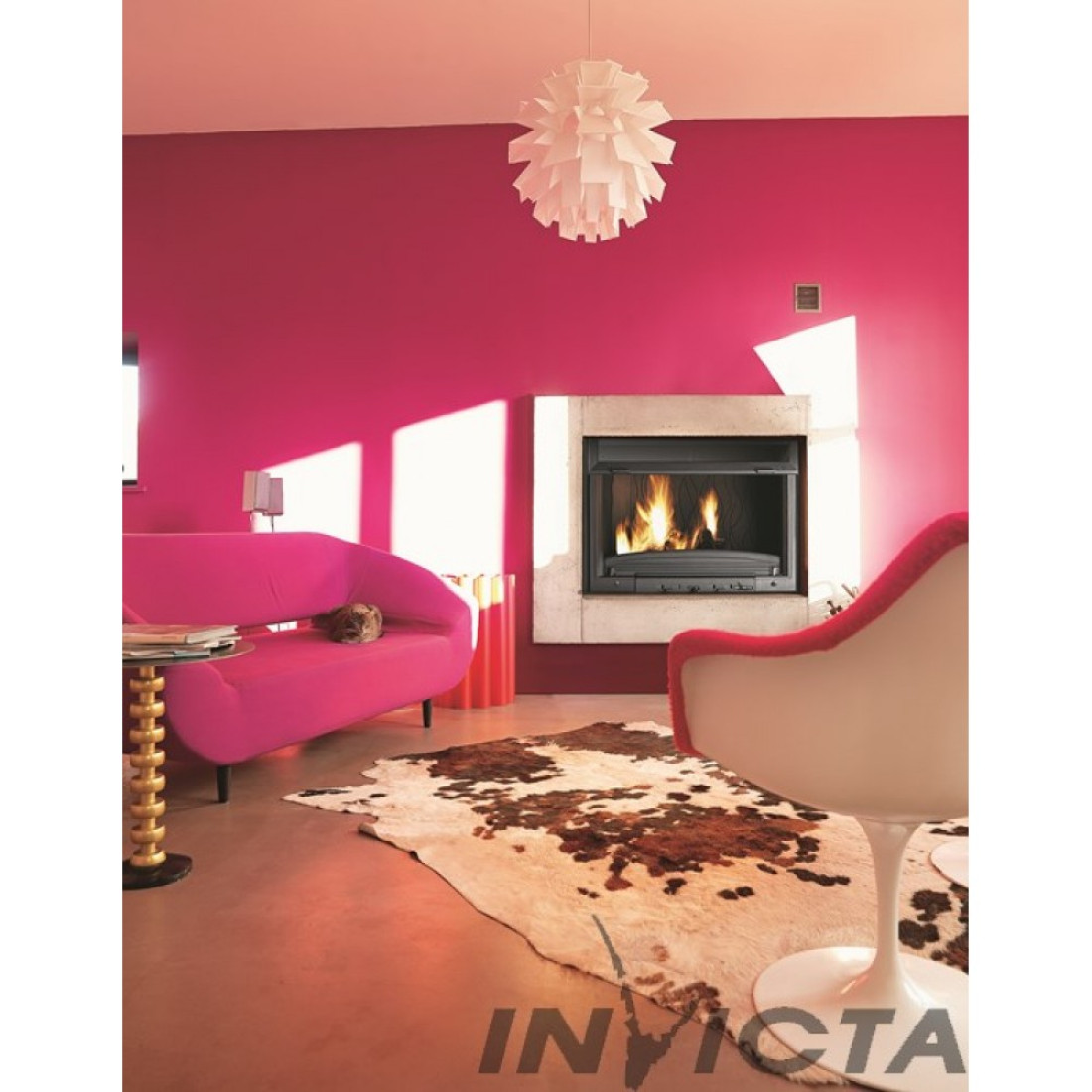 Камінна топка INVICTA 800 Grande Vision гільйотина