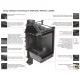 Камінна топка UNIFLAM 600 PLUS ECO з шибером