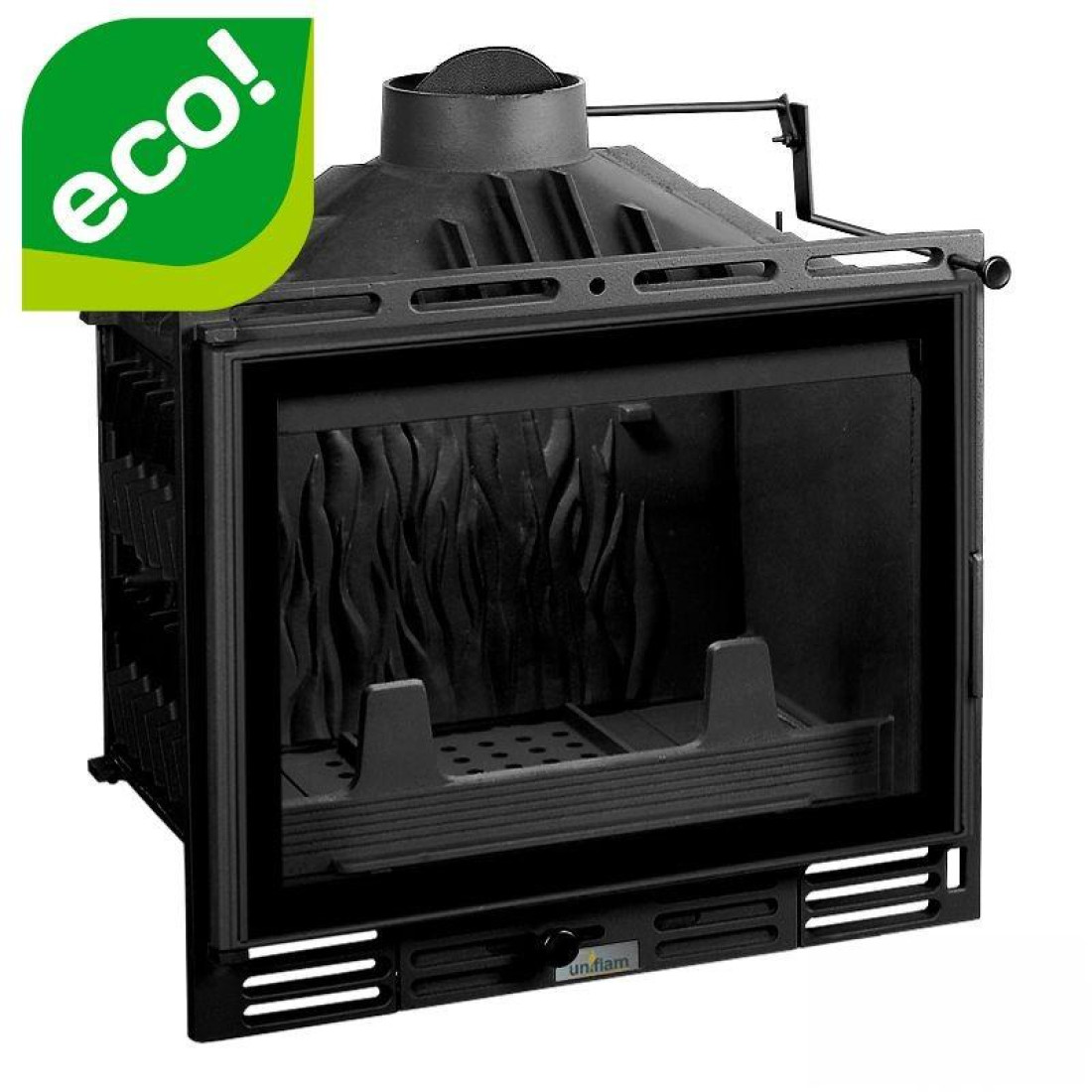Каминная топка UNIFLAM 600 PLUS ECO с шибером