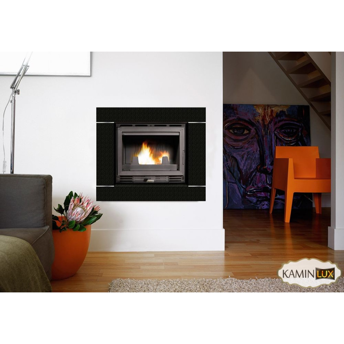 Каминная топка UNIFLAM 600 ECO с шибером