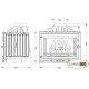 Камінна топка UNIFLAM 700 SELENIC ECO з шибером