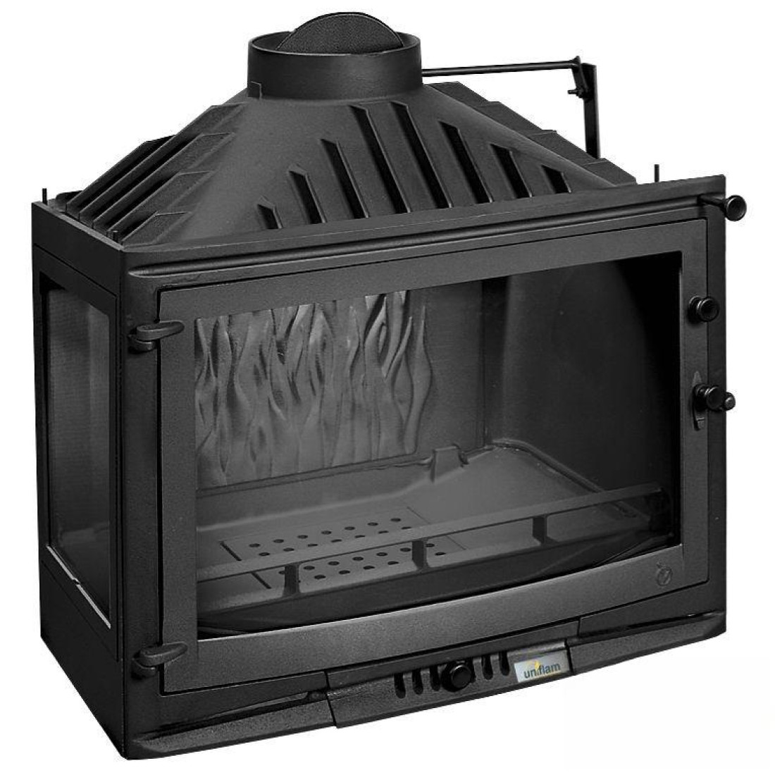 Камінна топка UNIFLAM 700 SELENIC ліве скло з шибером