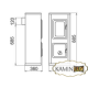 Стальная печь THORMA Verona b капучино