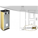 Стальная печь THORMA Verona b Top черная