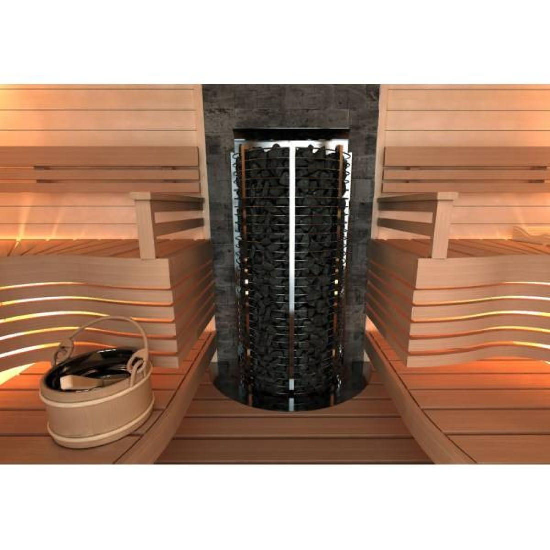  Електрокам'янка Sawo TOWER WALL TH9-150NS-WL