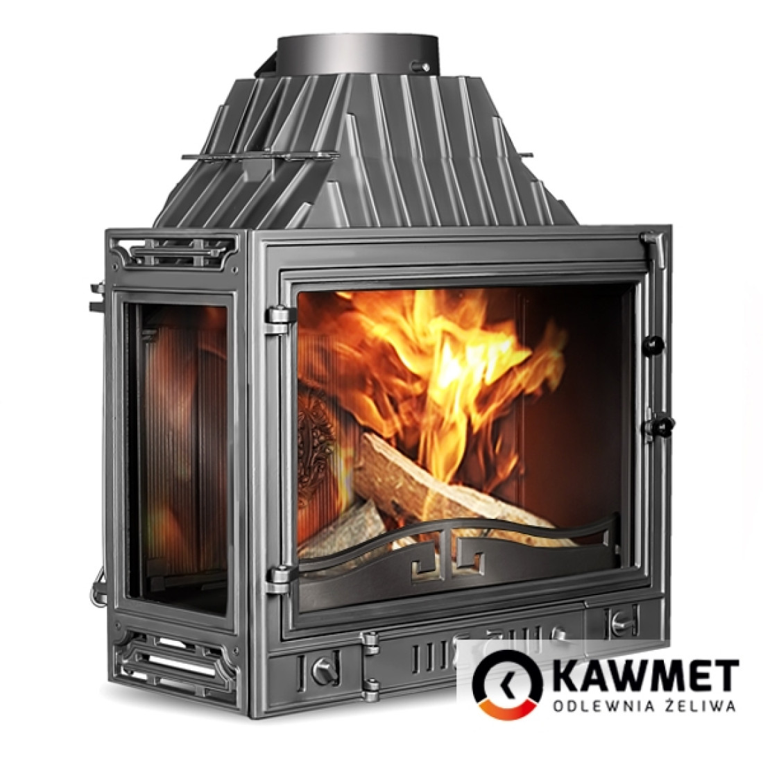 Каминная топка KAWMET W3 с левым боковым стеклом (16.7 kW)