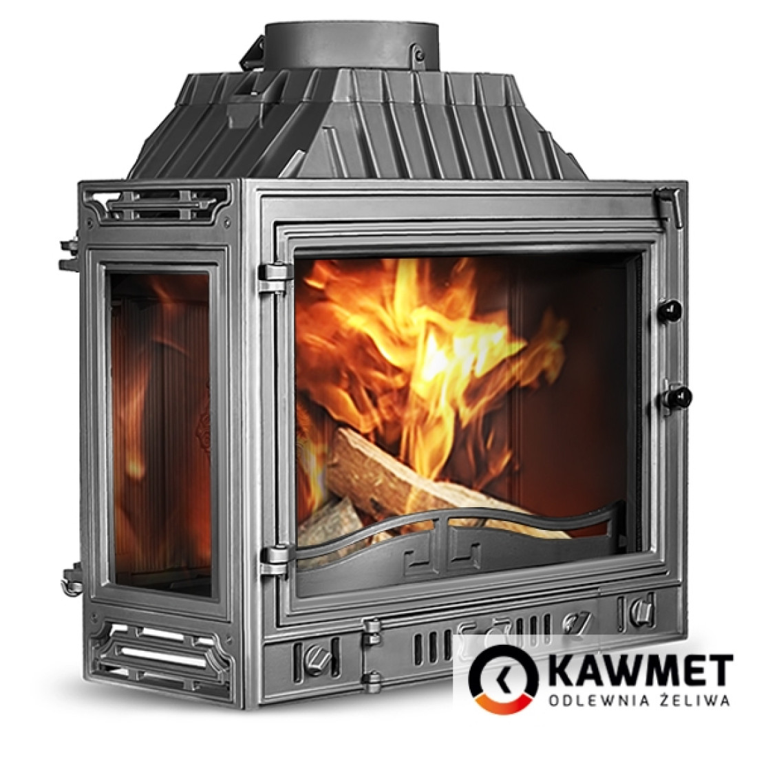 Каминная топка KAWMET W4 с левым боковым стеклом (14.5 kW)
