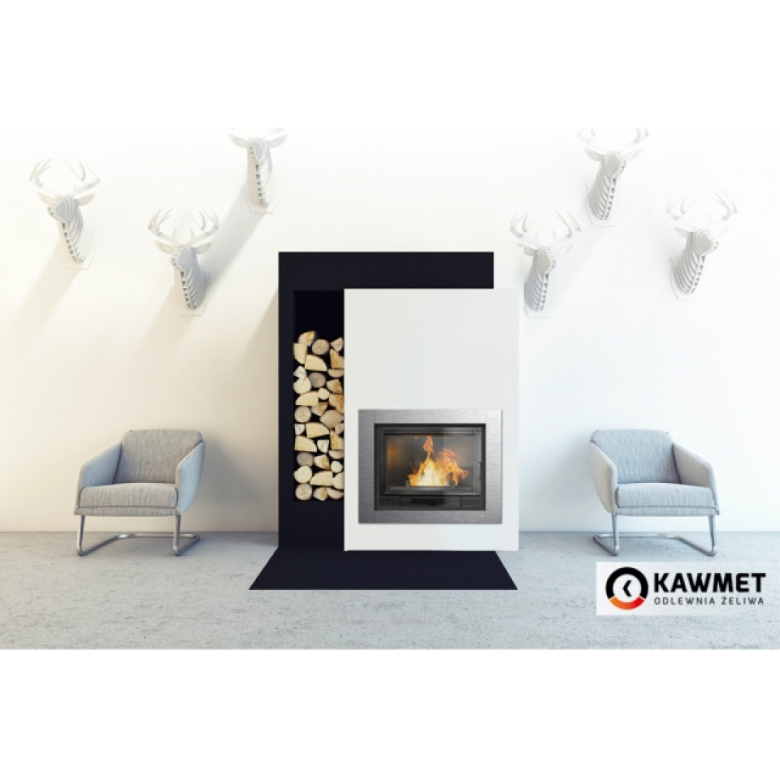 Каминная топка KAWMET W1 Feniks (18 kW)
