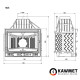 Каминная топка KAWMET W3 (16,7 kW)