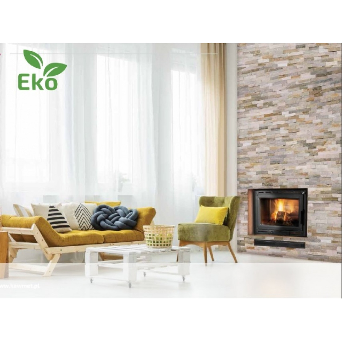 Каминная топка KAWMET W13A (11.5 kW) EСO