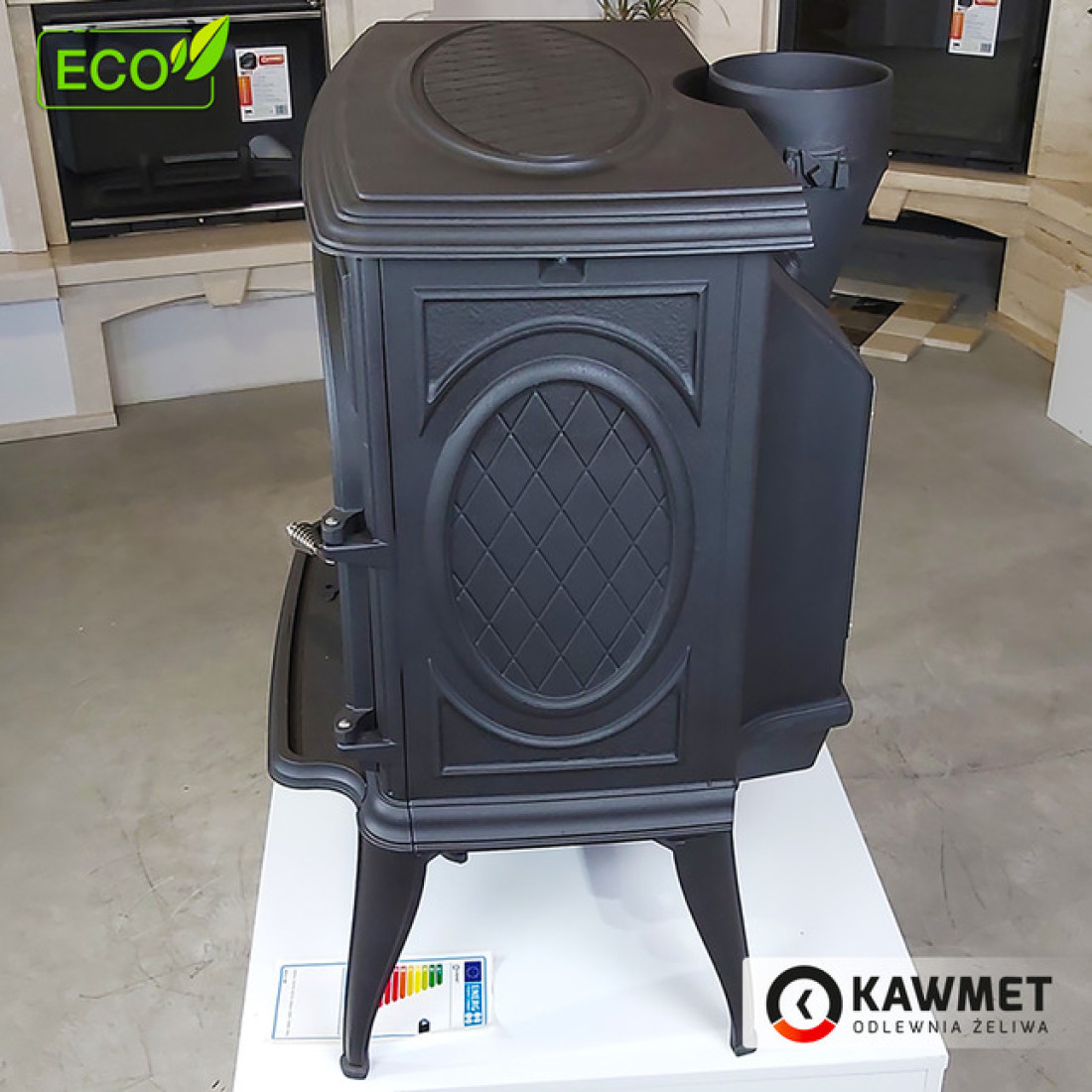 Чавунна піч KAWMET Premium HELIOS S8 ECO