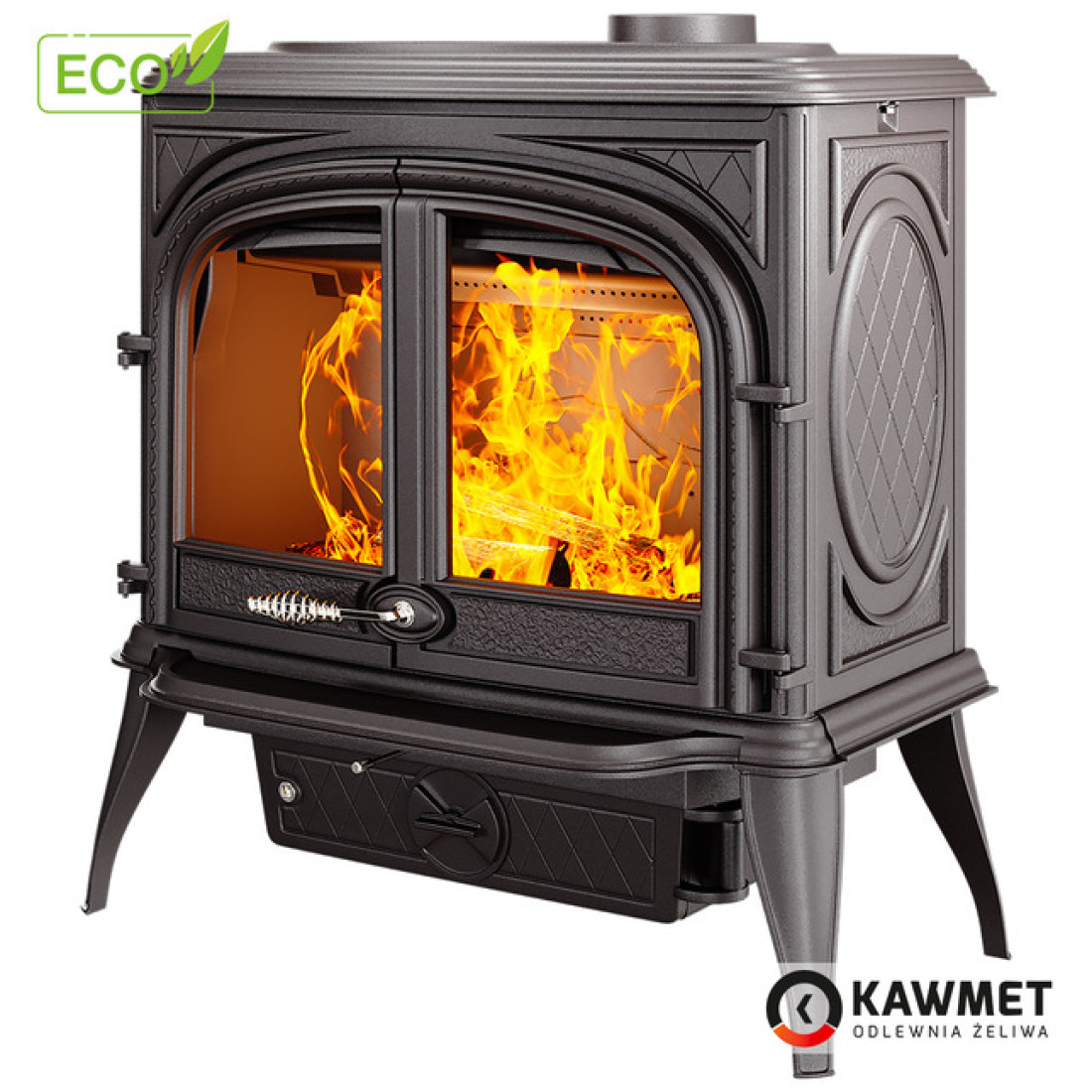 Чугунная печь KAWMET Premium HELIOS S8 ECO