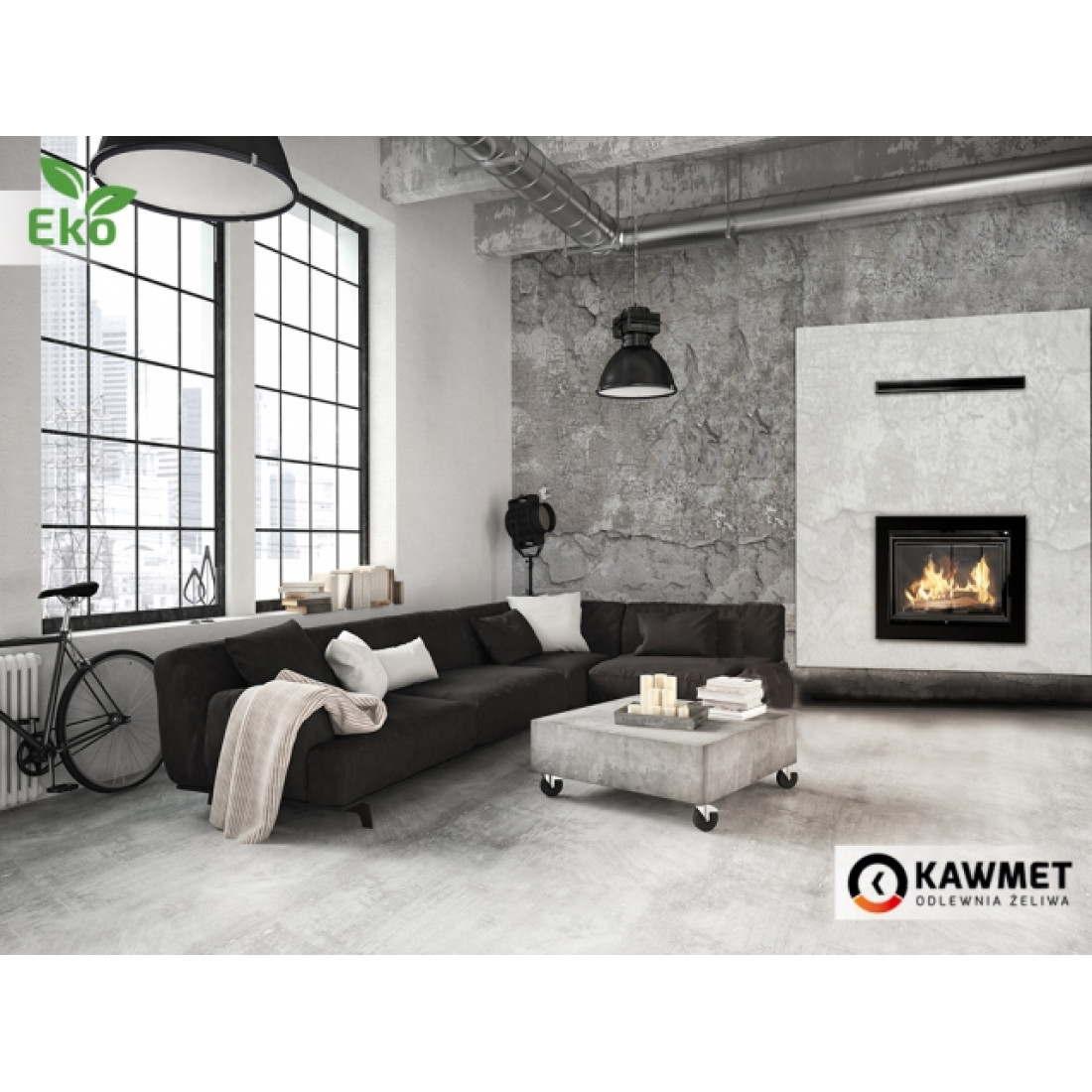 Каминная топка KAWMET W17 (16.1 kW) EСO