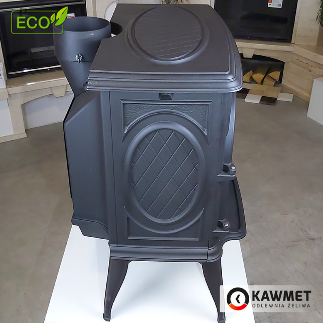 Чавунна піч KAWMET Premium SPARTA S10 ECO