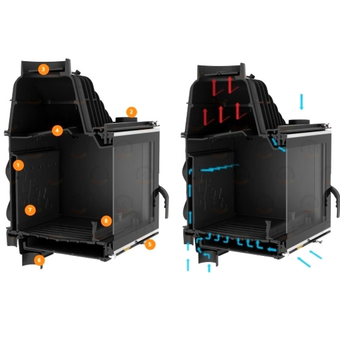 Каминная топка KAWMET W17 (12.3 kW) EСO