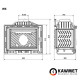 Каминная топка KAWMET W6 (10,1kW)