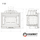 Камінна топка KAWMET Premium HERMES F23