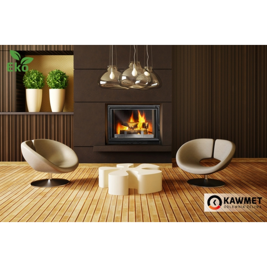 Каминная топка KAWMET W8 (17.5 kW) EСO