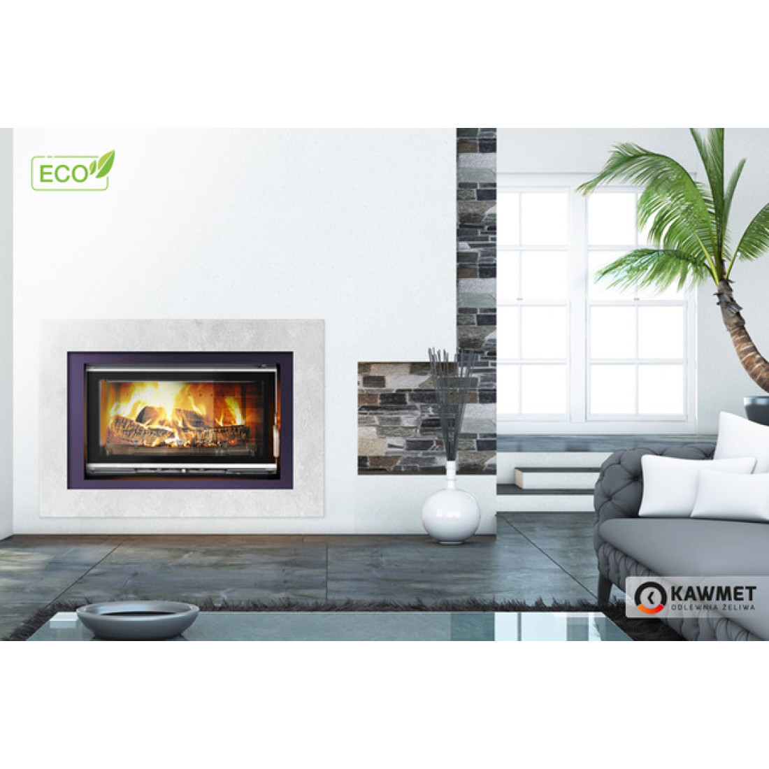 Каминная топка KAWMET W16 (16,3 kW) ECO