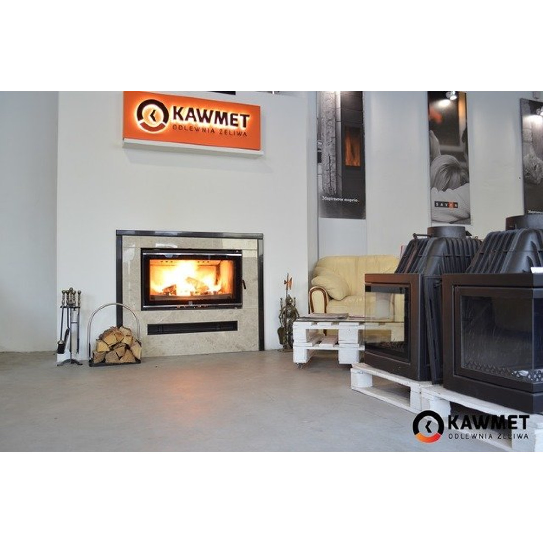 Каминная топка KAWMET W16 (16,3 kW) ECO