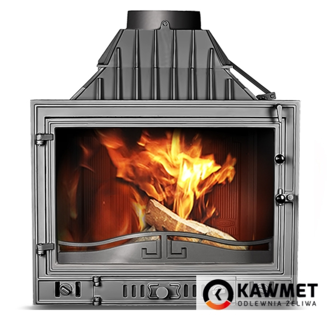 Каминная топка KAWMET W3 с правым боковым стеклом (16.7 kW)