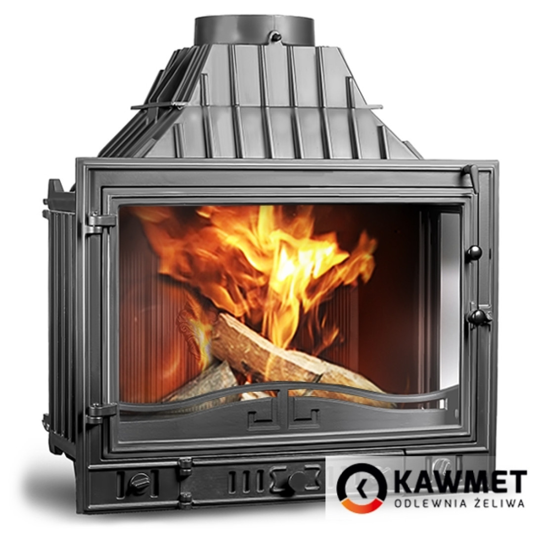 Каминная топка KAWMET W3 с правым боковым стеклом (16.7 kW)