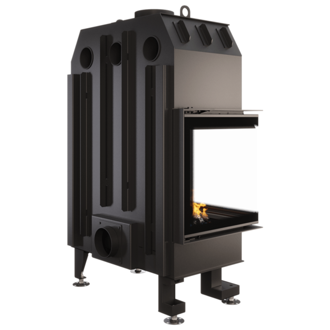 Каминная топка угловая SAVEN Energy 75х50х47L (15,1 kW) ECO