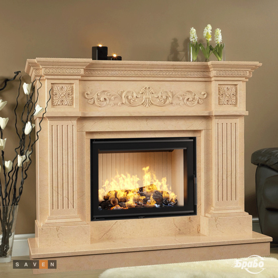 Камінна топка SAVEN Energy 70х50 (15,1 kW) ECO