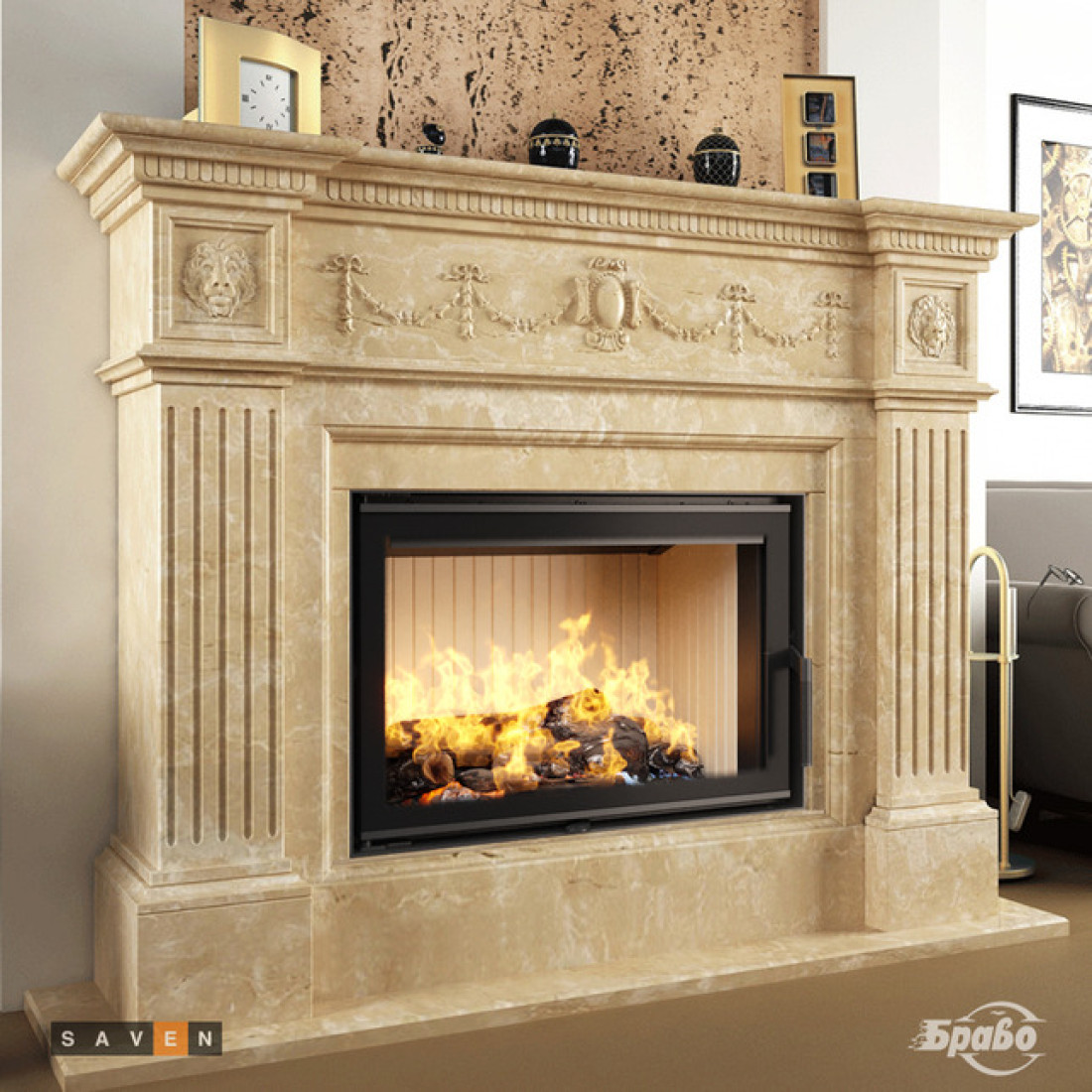 Камінна топка SAVEN Energy 70х50 (15,1 kW) ECO