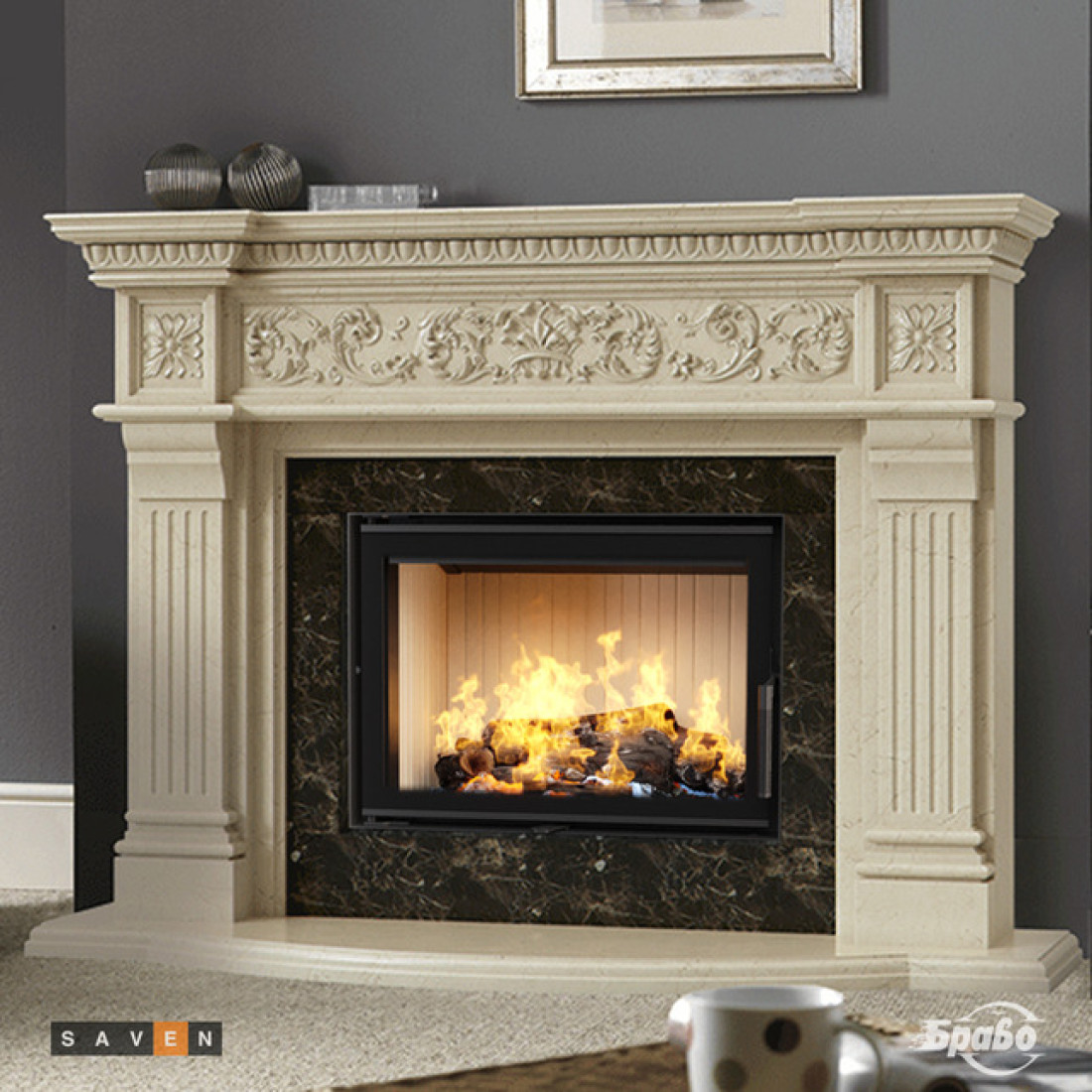 Каминная топка SAVEN Energy 70х50 (15,1 kW) ECO