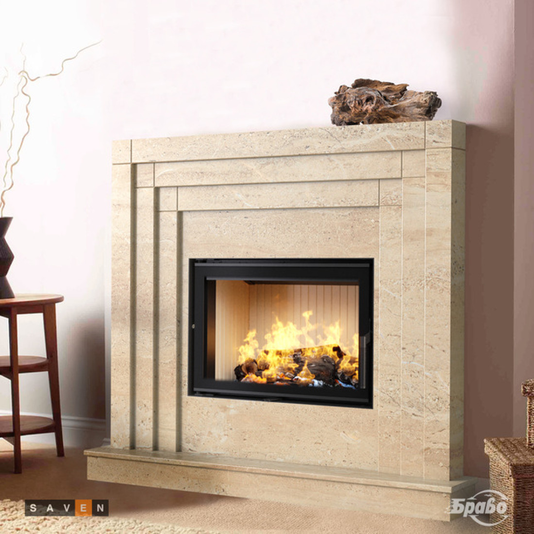 Камінна топка SAVEN Energy 70х50 (15,1 kW) ECO