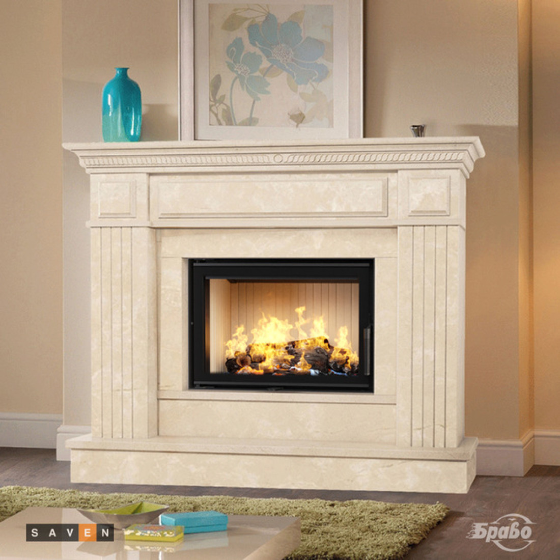 Камінна топка SAVEN Energy 70х50 (15,1 kW) ECO