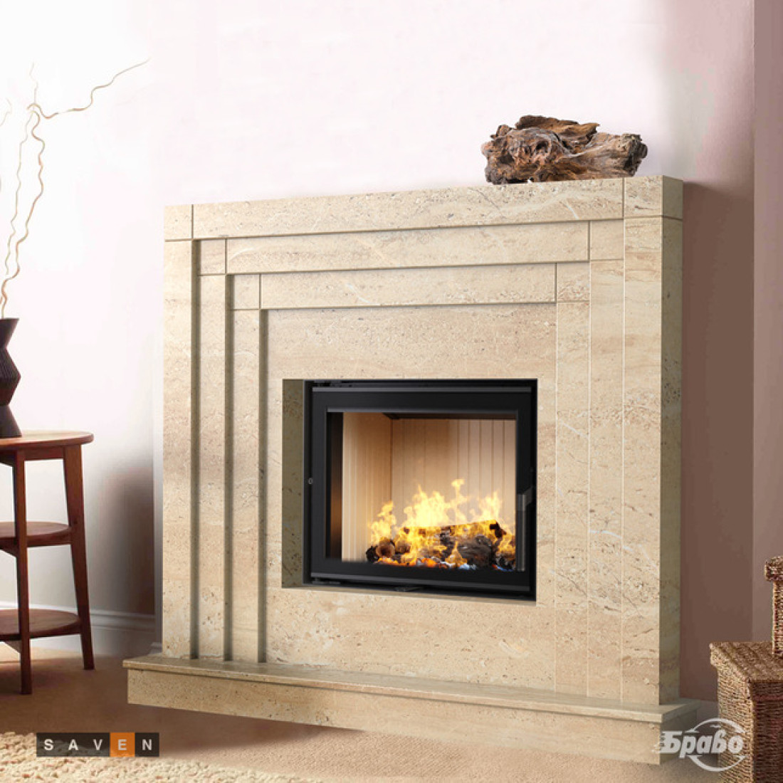 Камінна топка SAVEN Energy 60х50 (14,5 kW) ECO