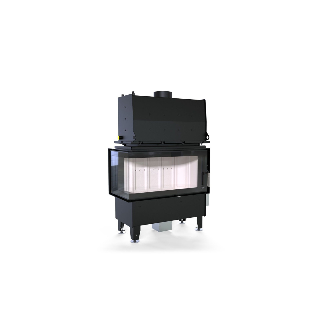 Камінна топка з водяним контуром DEFRO HOME RIVA ME BL SHORT